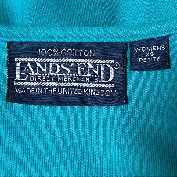 Vintage Land's End Short Sleeve Dress Made in United Kingdom - Picture 7 of 8